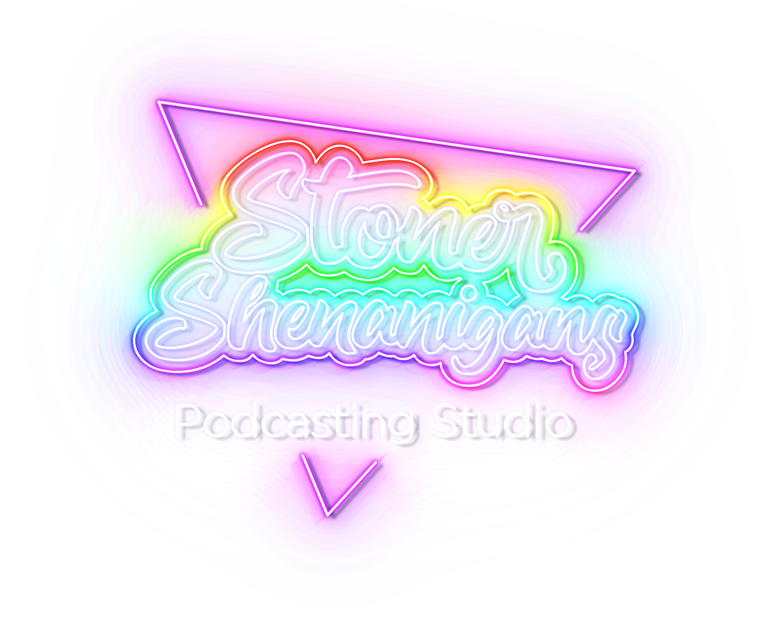 Stoner Shenanigans Podcasting Studio Neon Sign