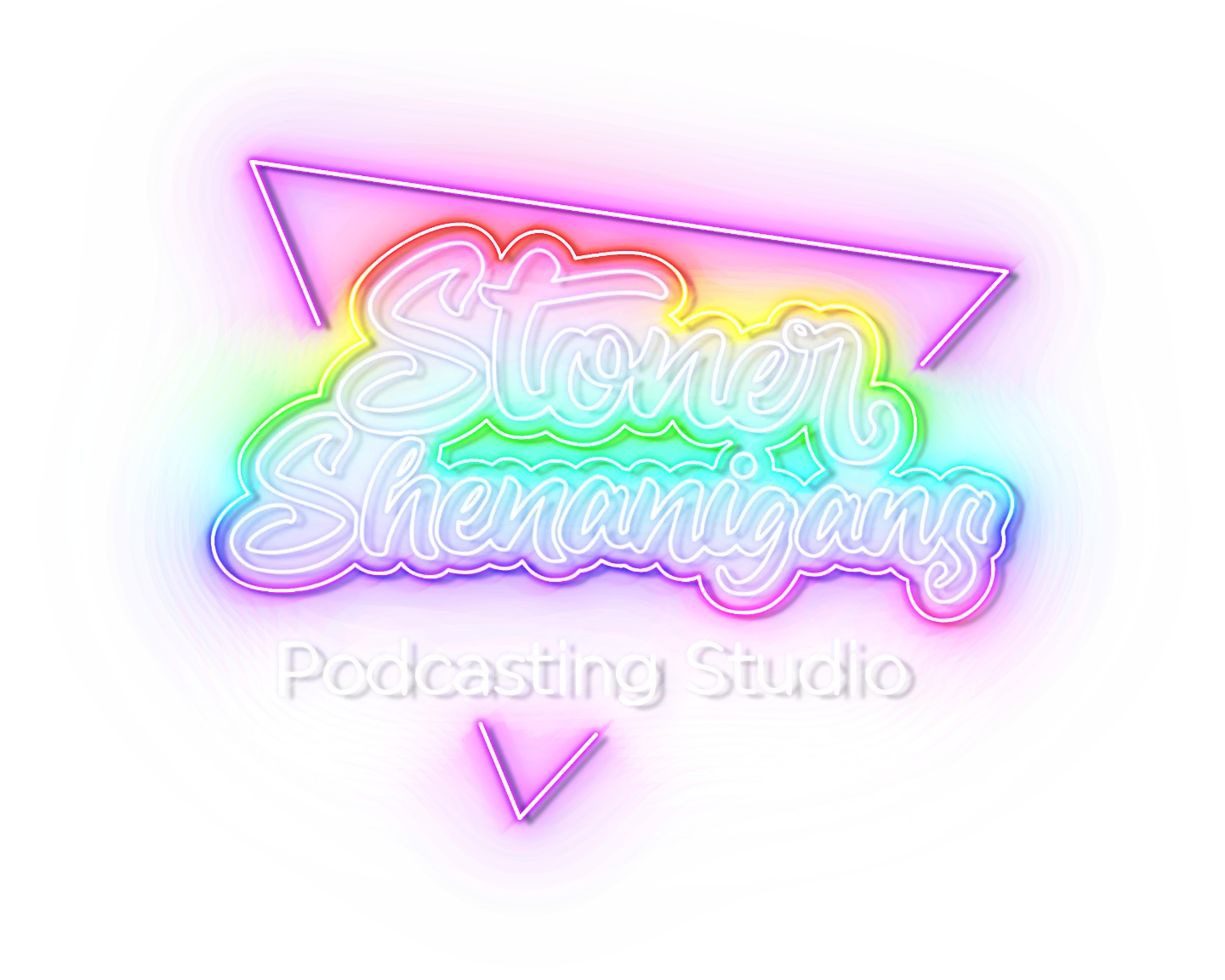 Stoner Shenanigans Podcasting Studio Neon Sign